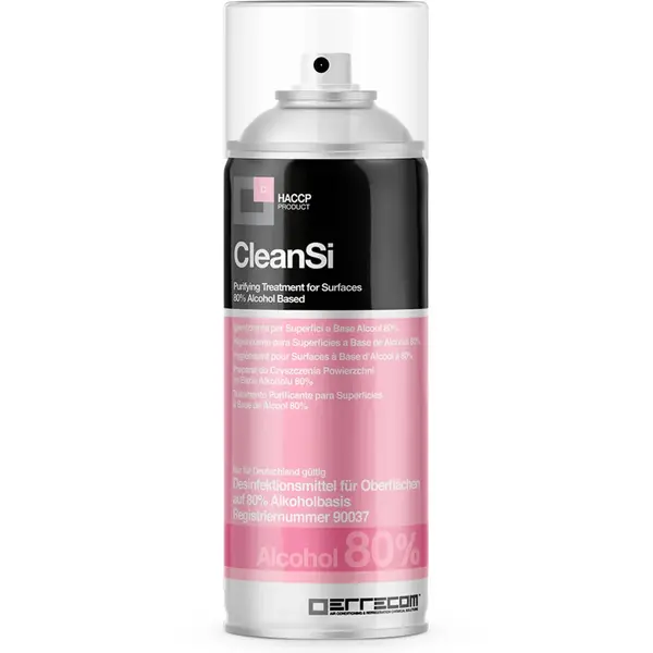 Spray Errecom CLEANSI, Curatare si purificare suprafete A/C, 80% Alcool, 400 ml