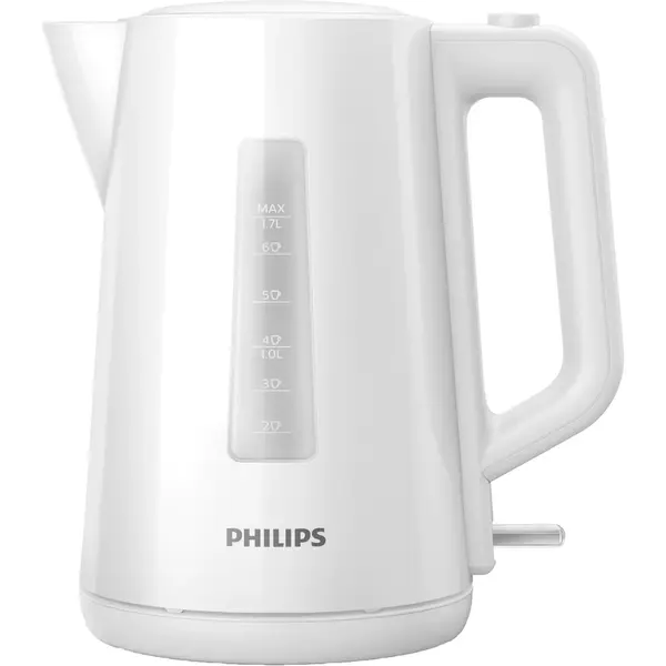 Fierbator Philips HD9318/00, 1.7 l, Capac cu resort, Plastic, Indicator luminos, Alb