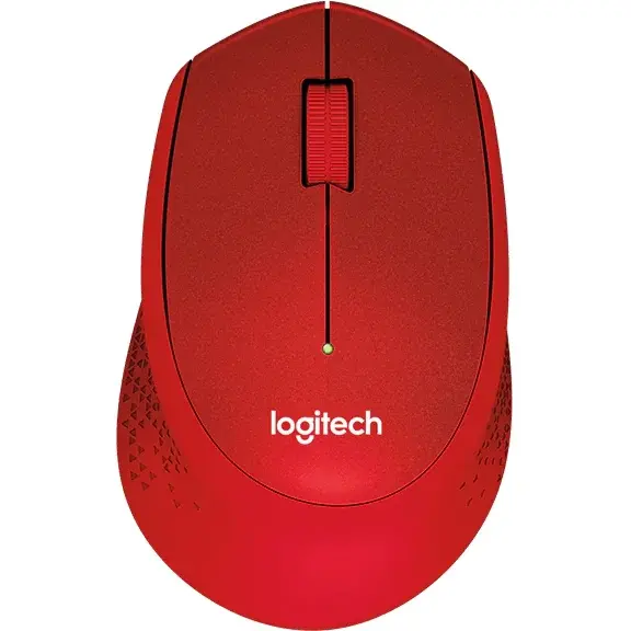 Mouse Logitech M330 Silent Plus, Wireless, Red