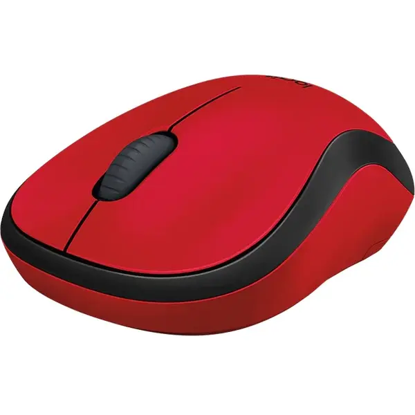 Mouse Logitech M220 Silent, Wireless, Red