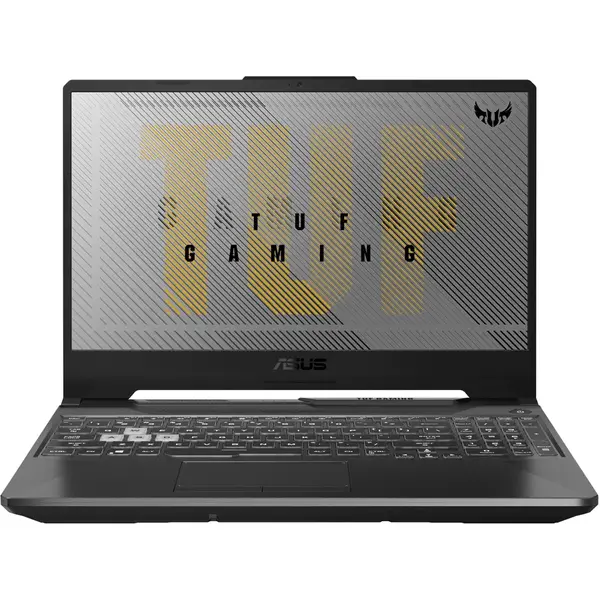 Laptop Asus TUF F15 FX506LH, Gaming, 15.6 inch, Intel Core i5-10300H, Full HD, 144Hz, 8GB, 1TB SSD, NVIDIA GeForce GTX 1650 4GB, No OS, Fortress Gray