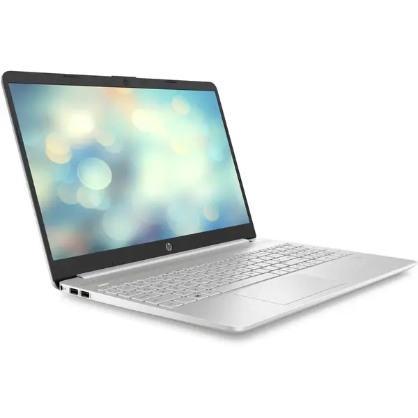 Laptop HP 238Z9EA, 15s-eq1053nq cu procesor Ryzen 3 3250U, 15.6 inch, HD, 8GB, 256GB SSD, AMD Radeon Graphics, Windows 10 Home S, Argintiu