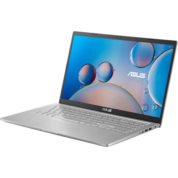 Laptop Asus X515MA, Procesor Intel Celeron N4020, 15.6 inch, Full HD, 4GB, 256GB SSD, Intel UHD Graphics 600, No OS, Transparent Silver