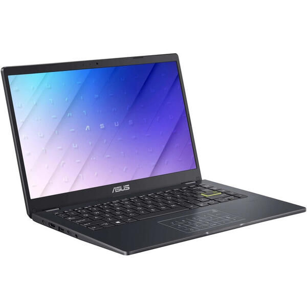 Laptop Asus E410MA-EK1284, Procesor Intel Celeron N4020, 14inch, RAM 4GB, SSD 256GB, Intel UHD Graphics 600, No OS, Peacock Blue