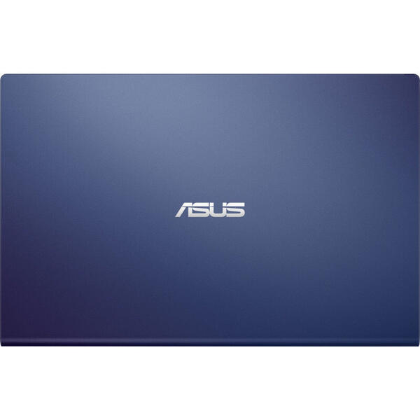 Laptop Asus X515EA-BQ850 , 15.6 inch, Full HD, Procesor Intel Core i3-1115G4, 8GB RAM, 256GB SSD, Intel UHD GMA, No OS, Albastru