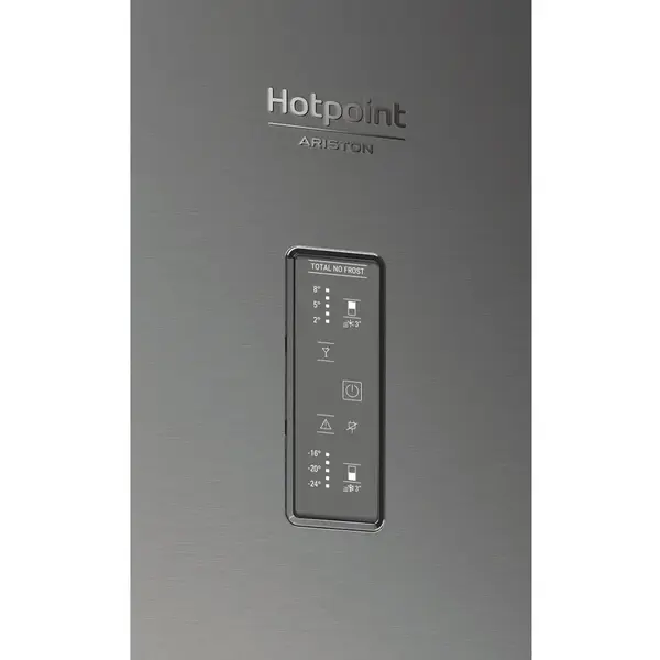 Combina frigorifica Hotpoint HA70BE31X, 462 l, Clasa F, Full No Frost, H 195 cm, Inox