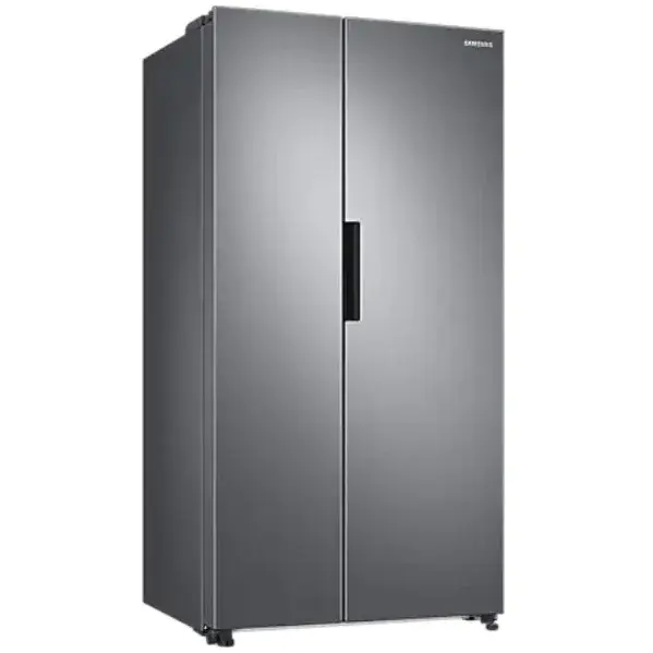 Side by side Samsung RS66A8100S9/EF, 652 l, Full No Frost, Twin Cooling Plus, Conversie Smart 5 in 1, SpaceMax, Compresor Digital Inverter, Clasa F, H 178 cm, Inox