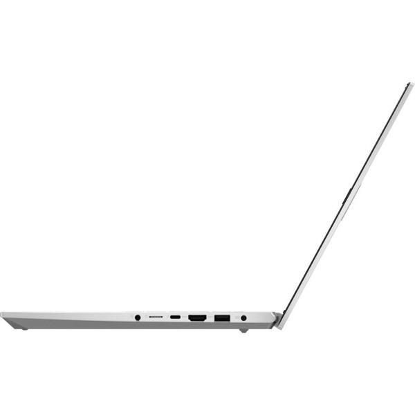 Laptop Asus Vivobook Pro 15 OLED K3500PA, Procesor Intel Core i5-11300H, 15.6inch, Full HD, 8GB, 512GB SSD + 32GB Optane, Intel Iris Xe Graphics, No OS, Cool Silver