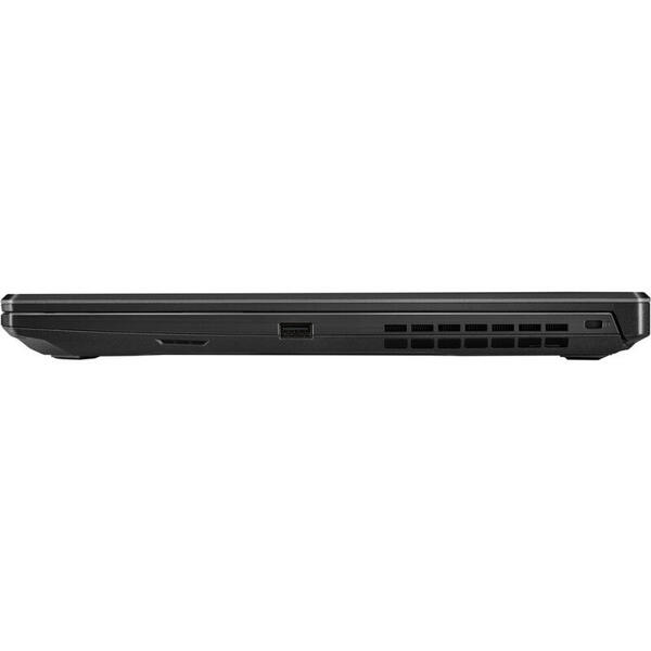 Laptop Asus TUF F17 FX706HCB-HX145, Gaming, Procesor Intel Core i5-11400H, 17.3inch, Full HD 144Hz, 8GB DDR4, 512GB SSD, nVidia GeForce RTX 3050 4GB, No OS, Graphite Black