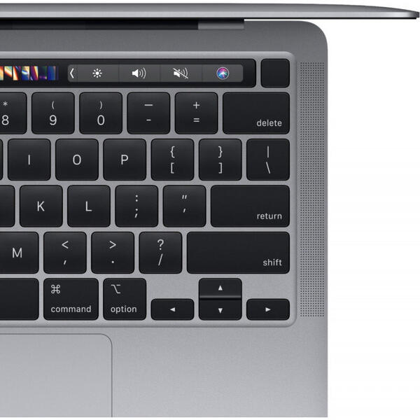 Laptop MacBook Pro 13 Retina with Touch Bar, 13.3inch, Apple M1 chip (8-core CPU), 8GB, 512GB SSD, Apple M1 8-core GPU, macOS Big Sur, Space Grey