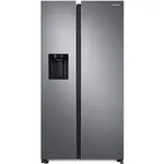 Side by side Samsung RS68A8520S9, 609 l, Clasa F, Full No Frost, Twin Cooling Plus, Conversie Smart 5 in 1, Non-Plumbing, SpaceMax, Compresor Digital Inverter, Dozator apa, Inox
