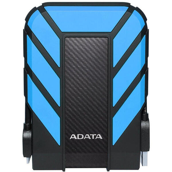 Hard Disk extern Adata HD710, Pro, 2TB, 2.5 inch, USB3.1, Rezistent la socuri, Blue