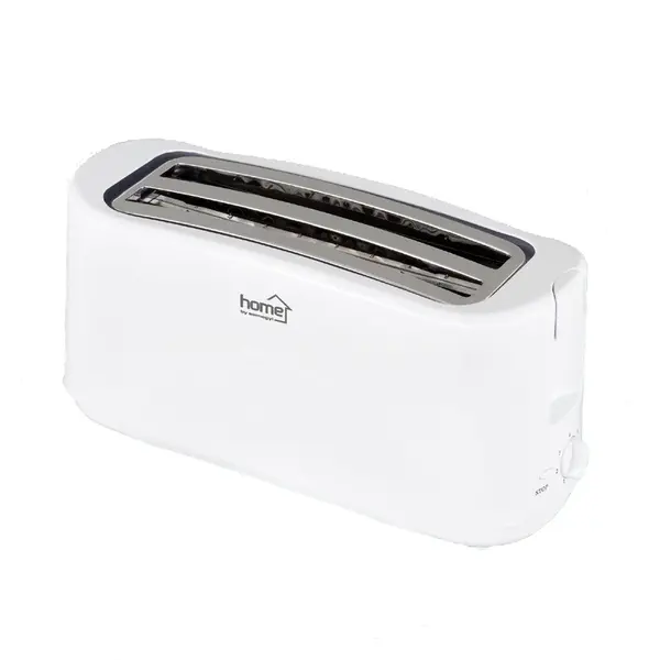 Toaster Home HG KP 40, Putere 1300W, 4 felii, 7 nivele, Alb