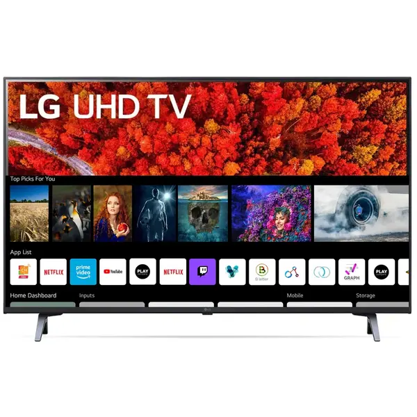 Televizor LG 43UP80003LR, 108 cm, Smart, 4K Ultra HD, LED, Clasa G, Negru