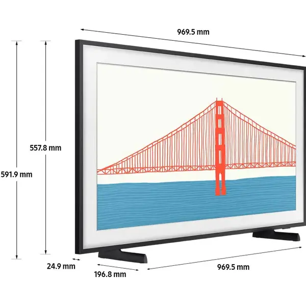 Televizor Samsung The Frame QE43LS03AAUXXH, 108 cm, Smart, 4K Ultra HD, QLED, Clasa G