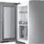 Side by side Samsung RF65A967ESR/EO, 647 l, No Frost, Showcase, Beverage Center, Triple & Metal Cooling, Cool Select+, Clasa E, H 182.5 cm, Inox