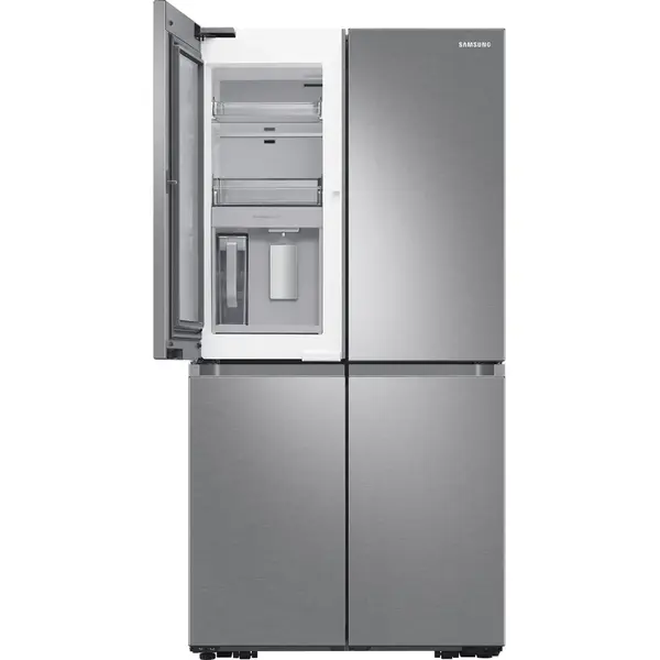 Side by side Samsung RF65A967ESR/EO, 647 l, No Frost, Showcase, Beverage Center, Triple & Metal Cooling, Cool Select+, Clasa E, H 182.5 cm, Inox