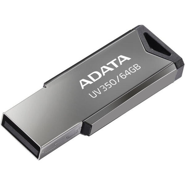 Memory stick ADATA UV350, 64GB, USB 3.2, Silver
