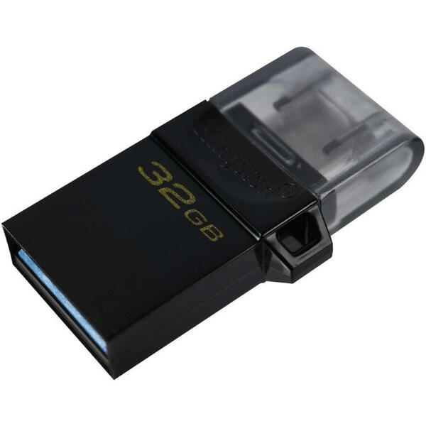 Memory stick Kingston DataTraveler microDuo G2, 32GB, USB 3.2, Black