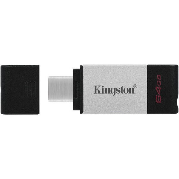 Memory stick Kingston DataTraveler 80, 64GB, USB 3.2, Type-C