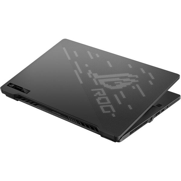 Laptop Asus Gaming ROG Zephyrus G14 GA401QM, 14inch, QHD 120Hz, Procesor AMD Ryzen 9 5900HS, 32GB DDR4, 1TB SSD, GeForce RTX 3060 6GB, Win 10 Home, Eclipse Gray AniMe Matrix