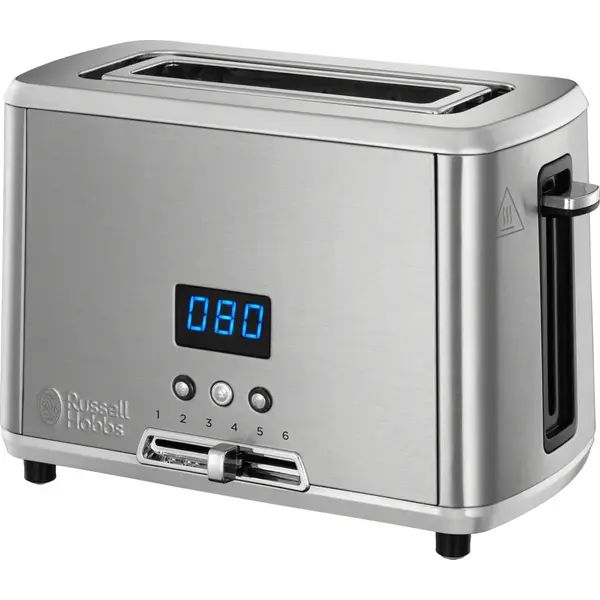 Toaster Russell Hobbs Compact Home 24200-56, 820 W, 1 fanta, Design Compact, Prajire rapida, Inox