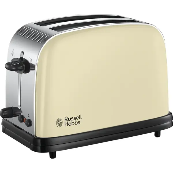 Toaster Russell Hobbs 23334-56 Classic, Rumenire variabila, 1670 W, Crem