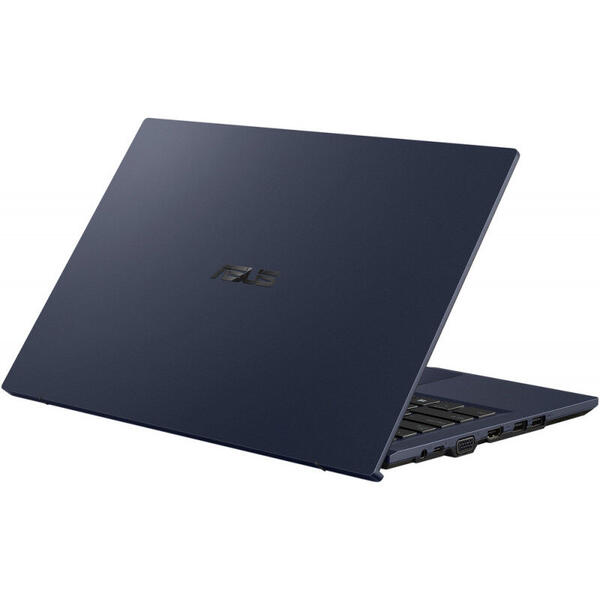 Laptop ASUS ExpertBook B1 B1400CEAE, 14inch, Full HD, Procesor Intel Core i5-1135G7, 16GB DDR4, 512GB SSD, Intel Iris Xe, No OS, Star Black