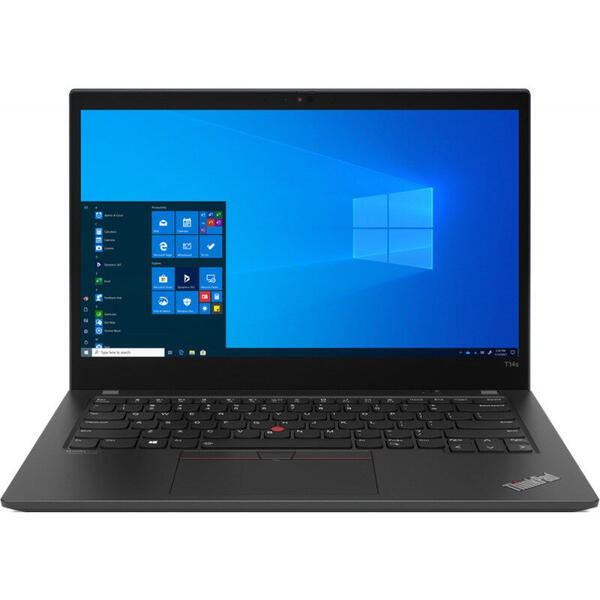 Laptop Lenovo ThinkPad T14s Gen 2, Full HD IPS, 14nch, Procesor Intel Core i5-1135G7, 16GB DDR4X, 512GB SSD, Intel Iris Xe, Win 10 Pro, Villi Black