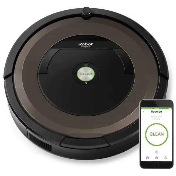 Aspirator Roomba 896, Navigatie iAdapt, Wi-Fi, App iRobot HOME, AeroForce, Detectare acustica si optica a murdariei, Sistem Anti-incalcire, Maro