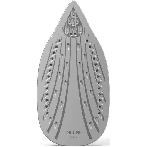 Fier de calcat Philips DST3020/30, 2200W, Talpa ceramica, Sistem antipicurare, Alb-Mov