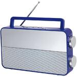  Clip Sonic Radio analogic AM/FM, RA1048B, Port casti , Auxiliar 3.5mm, Albastru/Gri