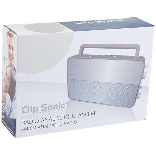 Radio analogic AM/FM, RA1048G, Port casti , Auziliar 3.5mm, Albastru/Gri