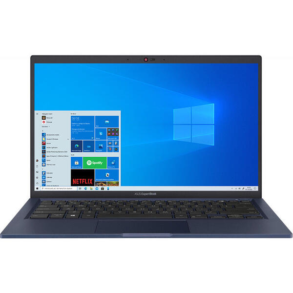 Laptop Asus ExpertBook B1 B1400CEAE, 14 inch, Full HD, Procesor Intel Core i5-1135G7, 8GB DDR4, 512GB SSD, Intel Iris Xe, No OS, Star Black