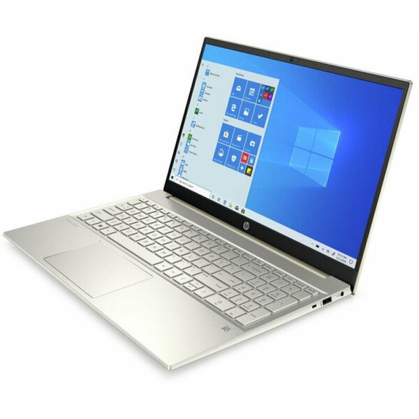 Laptop HP Pavilion 15-eg0022nq, 15.6 inch, Full HD IPS, Procesor Intel Core i5-1135G7, 16GB DDR4, 512GB SSD, GeForce MX350 2GB, Win 10 Home, Warm Gold