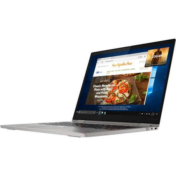 Laptop Lenovo ThinkPad X1 Titanium Yoga Gen 1, 13.5 inch, QHD IPS Touch, Procesor Intel Core i7-1160G7, 16GB DDR4X, 1TB SSD, Intel Iris Xe, 4G LTE, Win 10 Pro, Titanium