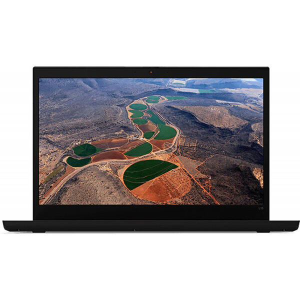 Laptop Lenovo ThinkPad L15 Gen 1, 15.6 inch, Full HD IPS, Procesor AMD Ryzen 5 4500U, 8GB DDR4, 256GB SSD, Radeon, Win 10 Pro, Black