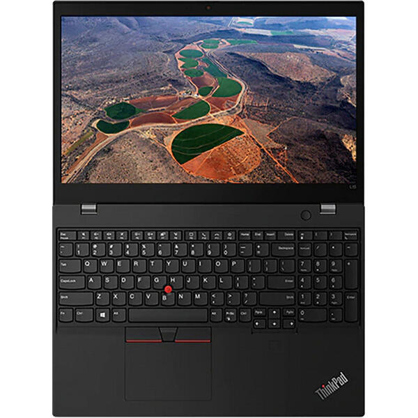 Laptop Lenovo ThinkPad L15 Gen 1, 15.6 inch, Full HD IPS, Procesor AMD Ryzen 5 4500U, 8GB DDR4, 256GB SSD, Radeon, Win 10 Pro, Black