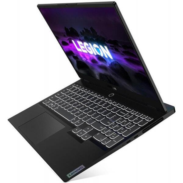 Laptop Lenovo Legion S7 15ACH6, 15.6 inch, Full HD IPS 165Hz G-Sync, Procesor AMD Ryzen 7 5800H, 16GB DDR4, 1TB SSD, GeForce RTX 3060 6GB, No OS, Shadow Black