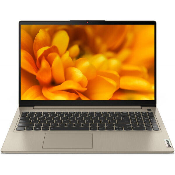 Laptop Lenovo IdeaPad 3 15ITL6, 15.6 inch, Full HD IPS, Procesor Intel Core i5-1135G7, 12GB DDR4, 512GB SSD, Intel Iris Xe, No OS, Sand