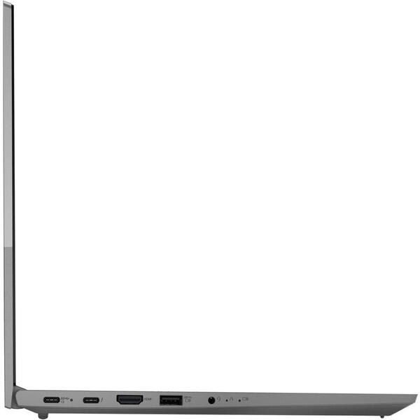 Laptop Lenovo ThinkBook 15 G2 ITL, 15.6 inch, Full HD IPS, Procesor Intel Core i7-1165G7, 16GB DDR4, 512GB SSD, Intel Iris Xe, No OS, Mineral Gray