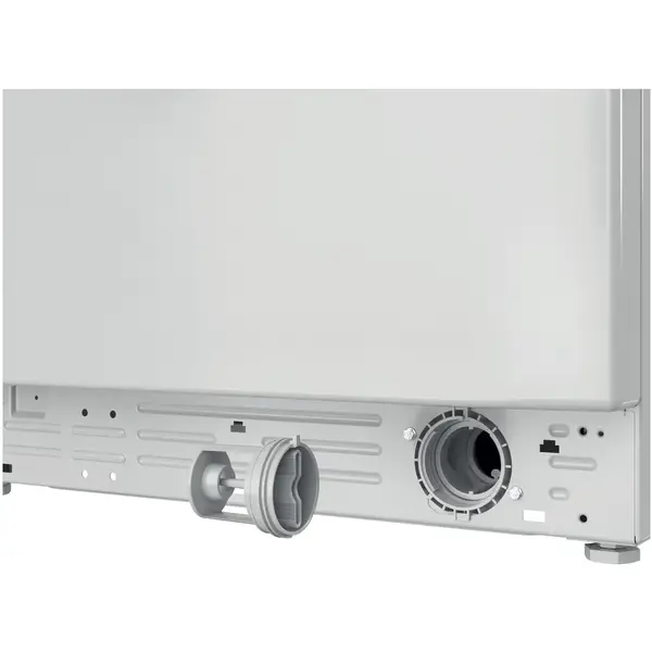 Masina de spalat rufe Hotpoint slim AQS73D28SEUBN, 7 kg, 1200 RPM, Clasa D, Motor Inverter, Display LCD, Alb
