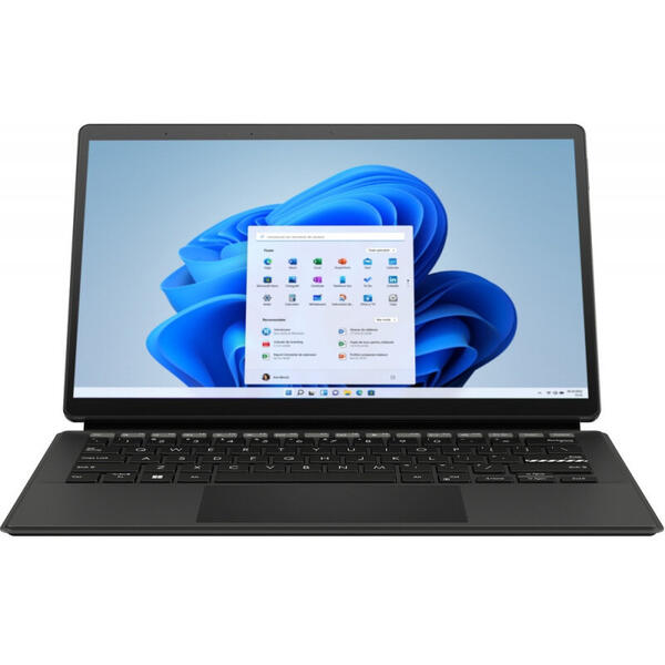 Laptop Asus Vivobook 13 Slate OLED T3300KA, 13.3 inch, 2 in 1 Detasabil, Full HD Touch, Procesor Intel Pentium Silver N6000, 4GB DDR4X, 128GB eMMC, GMA UHD, Win 11 Home S, Black
