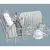 Masina de spalat vase Bosch compacta SKS51E38EU, 6 seturi, 5 programe, Clasa F, ActiveWater, ExtraDry, EcoSilence Drive, 45 cm, Argintiu