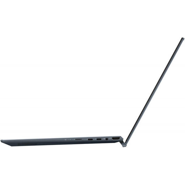Laptop Asus Zenbook 14X OLED UX5400EG, 14 inch, 2.8K Touch 90Hz, Procesor Intel Core i7-1165G7, 16GB DDR4X, 1TB SSD, GeForce MX 450 2GB, Win 11 Home, Pine Grey