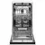 Masina de spalat vase incorporabila Hansa ZIM466ELH, 10 seturi, 6 programe, Clasa D, 45 cm