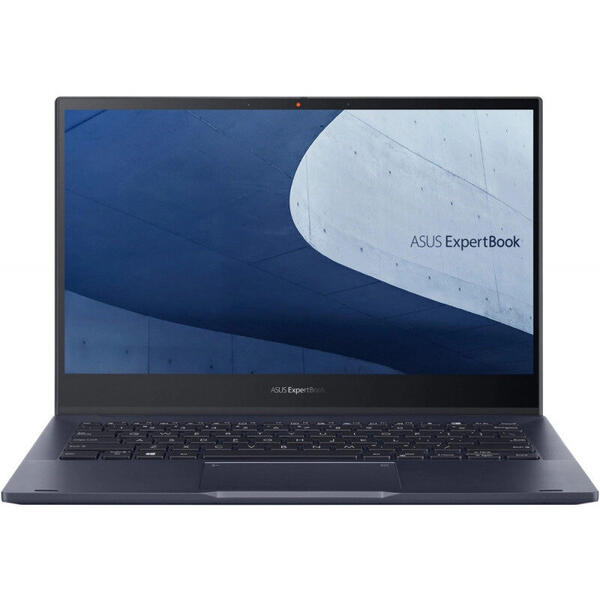 Laptop Asus ExpertBook B5 Flip B5302FEA, 13.3 inch, Full HD Touch, Procesor Intel Core i5-1135G7, 16GB DDR4, 2x 512GB SSD, Intel Iris Xe, No OS, Star Black