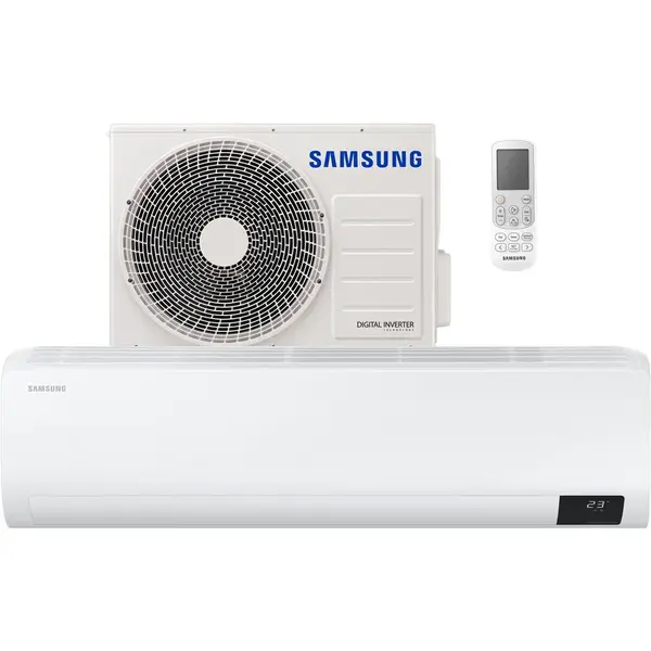 Aparat de aer conditionat Samsung Luzon AR24TXHZAWKNEU/XEU 24000 BTU, Fast cooling, Mod Eco, Alb