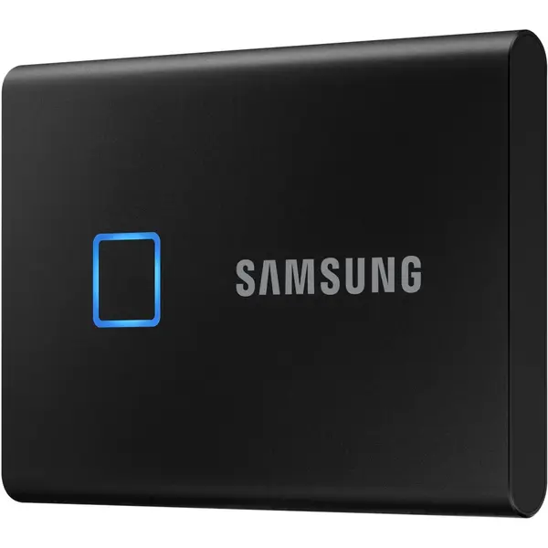Hard Disk extern Samsung MU-PC1T0K/WW, T7 Touch portabil, 1TB, USB 3.2, Black