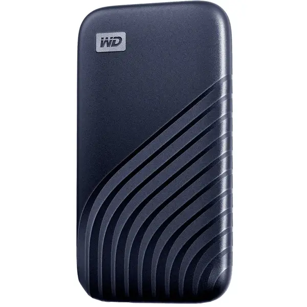 Hard Disk extern WDBAGF0010BBL-WESN, 1TB, 2.5", USB 3.2, Read speed: up to 1050MB/s, AES encryption, 256-bit, Blue